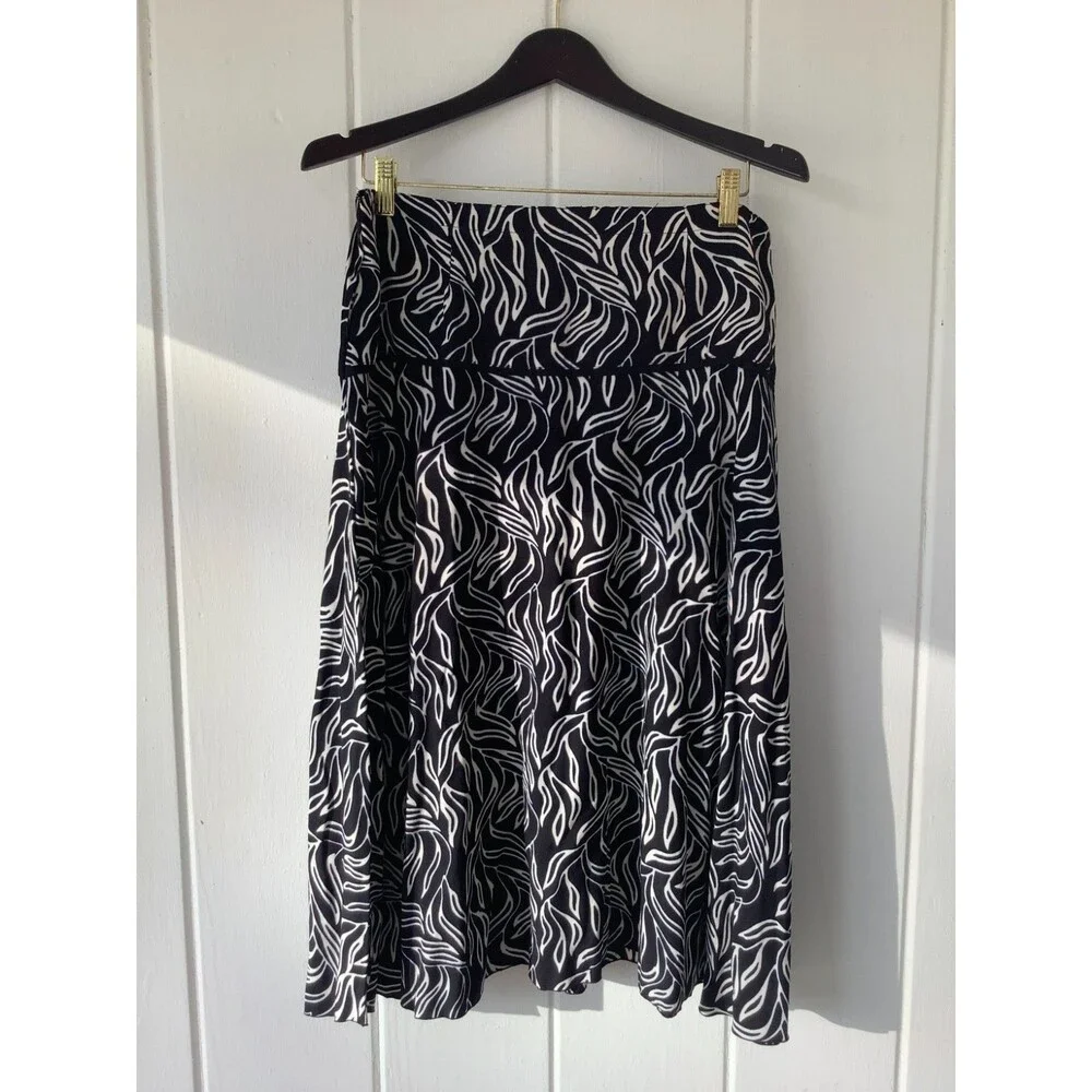 Nomadic Traders Skirt LARGE Flare romantic Festival Artsy Stretch Waist Whimsy - Picture 1 of 8
